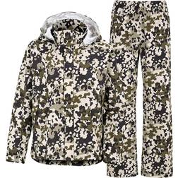 Didriksons Grand Youth Rain Set - Green Algae (503753-854)
