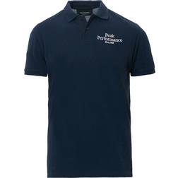 Peak Performance Original Logo Polo Shirt - Blue Shadow