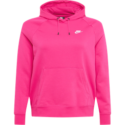 Nike Sportswear Essential Hoodie - Fireberry/White