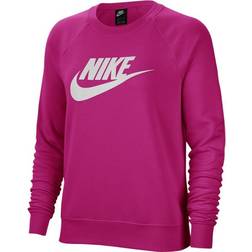 NIKE NSW Essential Crew - Fireberry/White