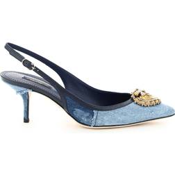 Dolce & Gabbana Devotion Slingbacks - Denim