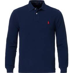 Polo Ralph Lauren Slim Fit Long Sleeve Polo Shirt - Newport Navy