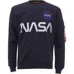 Alpha Industries NASA Reflective Crew Sweat - Blue