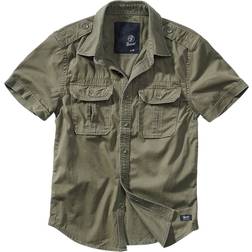 Brandit Short Sleeve Vintage Shirt - Olive