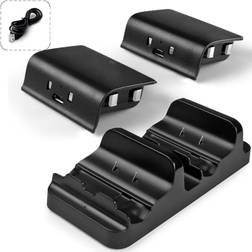 INF Xbox One Charging Station with Two Batteries - Black