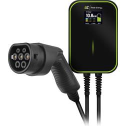 Green Cell Cargador Wallbox EV PowerBox 22kW con cable Tipo 2 EV14