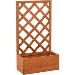 vidaXL Plant Box with Trellis Plantekasse