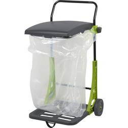 Grouw Havevogn/Affaldsstativ m/Låg 80L