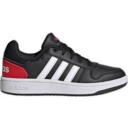 Adidas Hoops 2.0 Core Negro - Core Black/Cloud White/Vivid Red, Unisex