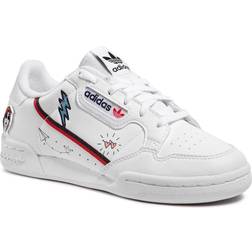 adidas Junior Continental 80 - Cloud White/Collegiate Navy/Scarlet