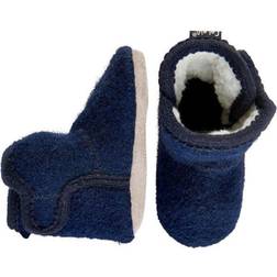 CeLaVi Baby Wool Shoes - Dark Navy