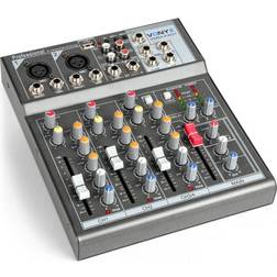 Vonyx VMM-F401 Table de mixage 4 canaux Bluetooth, port USB, pour application studio ou sur scène