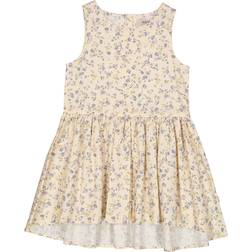 Wheat Sarah Dress - Alabaster Flowers (1235d-290)