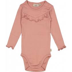 Wheat Body Rib Ruffle LS - Rosie (9108d-007-2024)