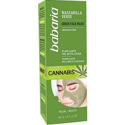 Babaria Green Face Mask with Cannabis Seed Oil 100ml