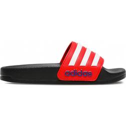 adidas Adilette Shower - Core Black/Cloud White/Vivid Red