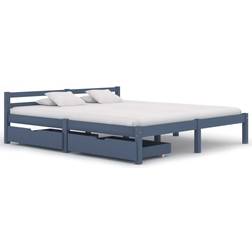 vidaXL Bed Frame with 2 Drawers 60cm
