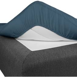 Borganäs Pull On Underlakan Blå (200x180cm)
