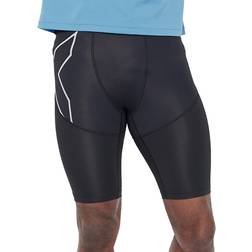 2XU Aerovent Compression Shorts Men - Black/Silver Reflective