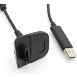 Teknikproffset Xbox 360 Play & Charge Cable - Black