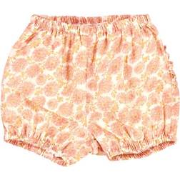 Wheat Ruffles Nappy Pants - Rose Flowers (5041d-282-2475)