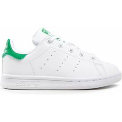 adidas Kid's Stan Smith - Cloud White/Cloud White/Green