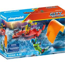 Playmobil Kitesurfer Rescue with Speedboat 70144