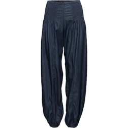 PULZ Jeans Jill Casual Pants - Dark Blue Denim