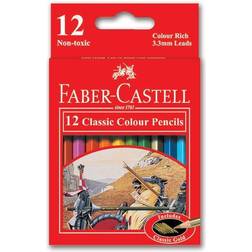 Faber-Castell Castle Hexagonal Cardboard Coloured Pencils 12-pack