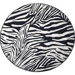 Wilton Zebra Svart, Vit 140cm