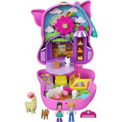Mattel Polly Pocket On The Farm Piggy Compact