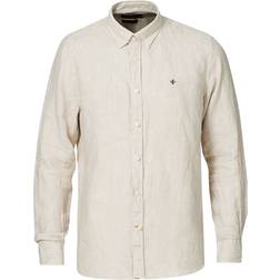 Morris Douglas Linen Shirt - Khaki