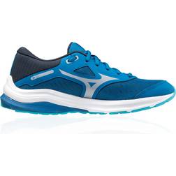 Mizuno Wave Rider 24 Junior - Mykonos Blue/Cool Silver/India Ink