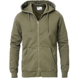 Colorful Standard Classic Organic Zip Hood - Dusty Olive