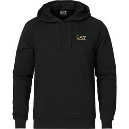 EA7 Train Logo Hoodie - Black/Gold