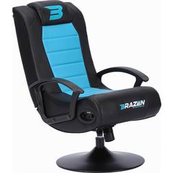 Brazen Gamingchairs Stag 2.1 Bluetooth Surround Sound Gaming Chair - Black/Blue