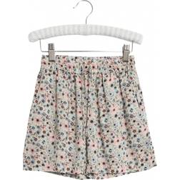 Wheat Merle Shorts - Watercolor Flowers (1004B-287-9046)