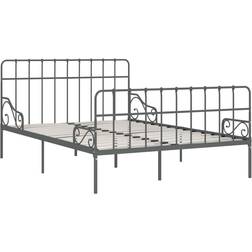 vidaXL Bed Frame with Slatted Base 95cm Sengeramme 140X200cm