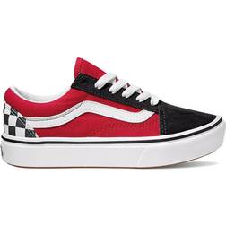 Vans Youth Checkerboard Comfycush Old Skool - Checkerboard Black/Red