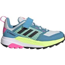 adidas Kid's Terrex Trailmaker - Crystal White/Core Black/Screaming Pink