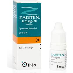 Zaditen 0.25mg/ml 5ml Øjendråber