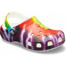 Crocs Kid's Classic Tie Dye Graphic - Multi