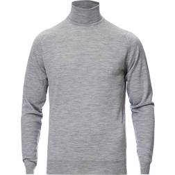 John Smedley Cherwell Extra Fine Merino Rollneck Silver