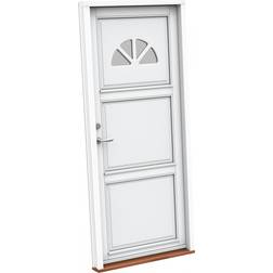 Sparvinduer FD0301 Yderdør Klart glas (84x158.5cm)
