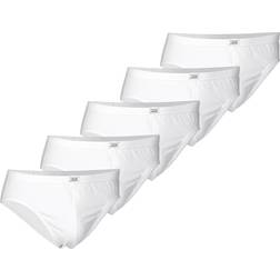 JBS Mini Slip Briefs 5-pack - White