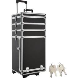 tectake Makeupkuffert med 4 etager 100cm