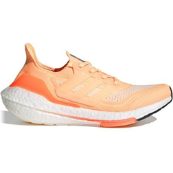 Adidas Ultra Boost 21 White Acid Orange Women's