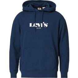 Levi's Relaxed Graphic Hoodie - Dress Blues - Blue