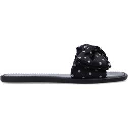 Kate Spade Bikini Bow Slide - Black/Cream