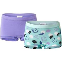 Pierre Robert Kids Boxer for Girls 2-Pack - Purple/Turquoise (601-706-723)